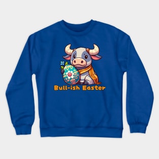 Easter festival cow Crewneck Sweatshirt